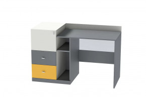 Стол письменный Клео Ст-1, 1300 мм, графит, миндаль, солнечный Диал в Ишиме - ishim.mebel-tymen.ru | фото