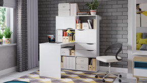 Стол письменный тип 7 Белый Ясень в Ишиме - ishim.mebel-tymen.ru | фото