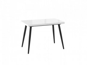 Стол раздвижной Borg radial-110, белый/черный в Ишиме - ishim.mebel-tymen.ru | фото