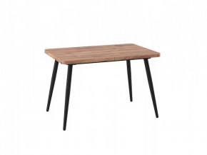 Стол раздвижной Borg radial-120, Дуб Веллингтон/черный в Ишиме - ishim.mebel-tymen.ru | фото