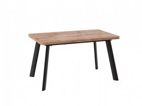 Стол раздвижной LEON LUX RADIAL-140 дуб веллингтон/черный в Ишиме - ishim.mebel-tymen.ru | фото