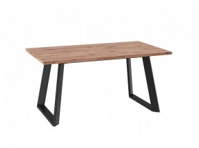 Стол раздвижной LOFT LUX-160, дуб веллингтон/черный в Ишиме - ishim.mebel-tymen.ru | фото