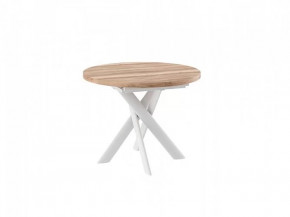 Стол раздвижной RONALDO-100, дуб каньон/белый в Ишиме - ishim.mebel-tymen.ru | фото