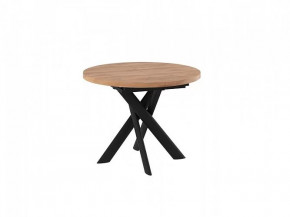 Стол раздвижной RONALDO-100, дуб велингтон/черный в Ишиме - ishim.mebel-tymen.ru | фото