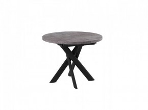 Стол раздвижной RONALDO-100, дымчатая керамика/черный в Ишиме - ishim.mebel-tymen.ru | фото