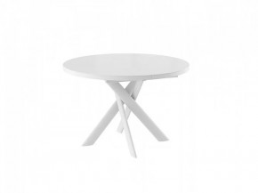 Стол раздвижной RONALDO-120, белый матт/белый в Ишиме - ishim.mebel-tymen.ru | фото