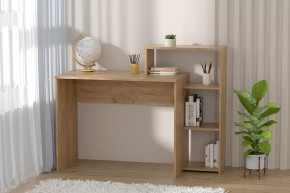 Стол с полкой, 1253 мм, дуб крафт золотой Диал в Ишиме - ishim.mebel-tymen.ru | фото