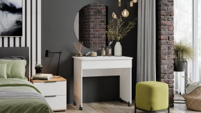 Стол  с зеркалом  «Diamond» тип 2 Белый Ясень в Ишиме - ishim.mebel-tymen.ru | фото