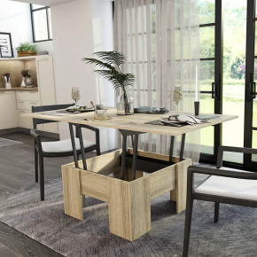 Стол Трансформер БТС сонома в Ишиме - ishim.mebel-tymen.ru | фото