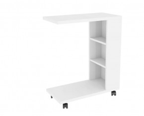 Столик прикроватный Мальта белый в Ишиме - ishim.mebel-tymen.ru | фото