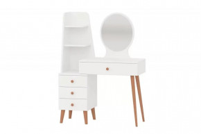 Трюмо 4-25917 (ш950*г439*в1292мм), ЛДСП Белый в Ишиме - ishim.mebel-tymen.ru | фото