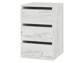 Тумба Кент-1 Секция-4 Дуб Крафт Белый в Ишиме - ishim.mebel-tymen.ru | фото