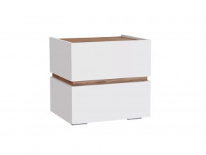 Тумба прикроватная  МС Аркон Белый/Дуб Вотан в Ишиме - ishim.mebel-tymen.ru | фото