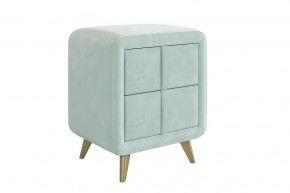 Тумба прикроватная Софи 2 мята (велюр) в Ишиме - ishim.mebel-tymen.ru | фото