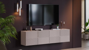 Тумба ТВ Танго Глиняно серый/Холст Латте в Ишиме - ishim.mebel-tymen.ru | фото