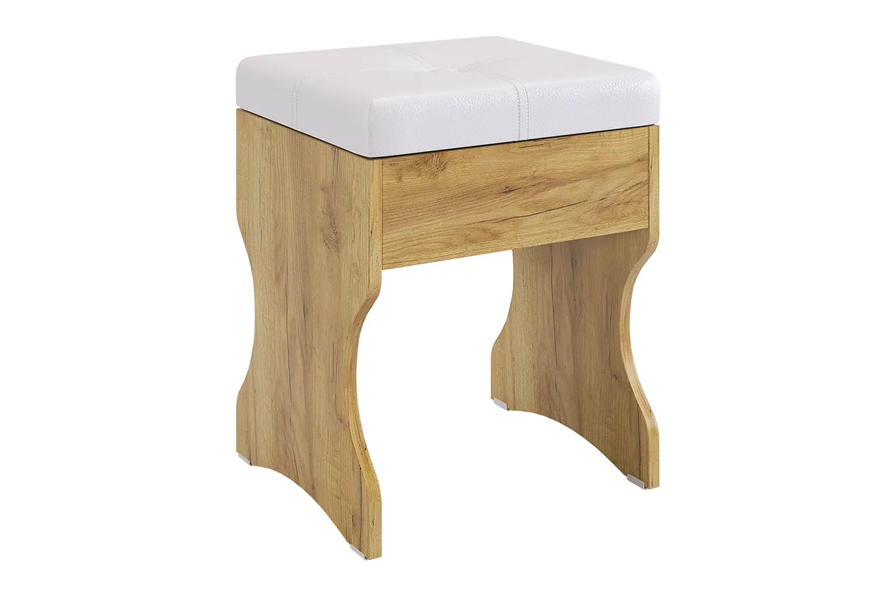 Пуф Виктория-1 дуб крафт золотой в Ишиме - ishim.mebel-tymen.ru | фото