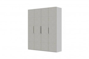 Вива Шкаф распашной ШР-4 без зеркала Белый/Платина в Ишиме - ishim.mebel-tymen.ru | фото
