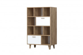 ЭГО К-1 Комод, дуб крафт золотой/белый глянец Диал в Ишиме - ishim.mebel-tymen.ru | фото