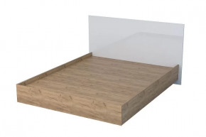 ЭГО Кровать (арт.031) Дуб крафт/Белый глянец Диал в Ишиме - ishim.mebel-tymen.ru | фото